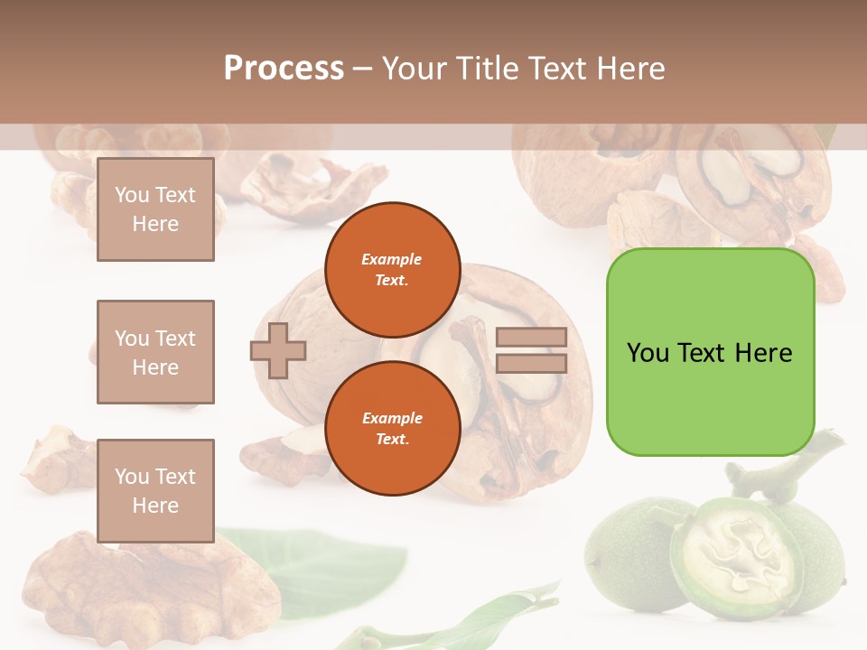 Nutty Healthy Leaf PowerPoint Template