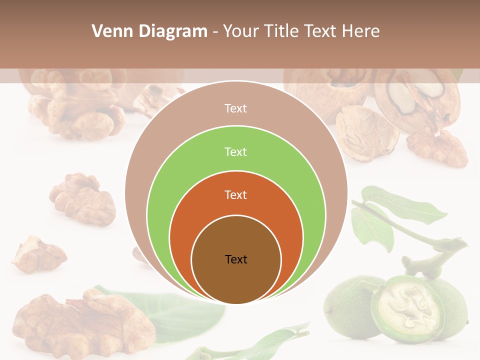 Nutty Healthy Leaf PowerPoint Template