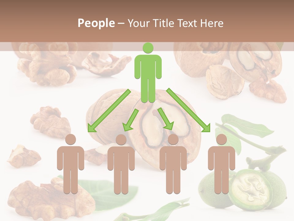 Nutty Healthy Leaf PowerPoint Template
