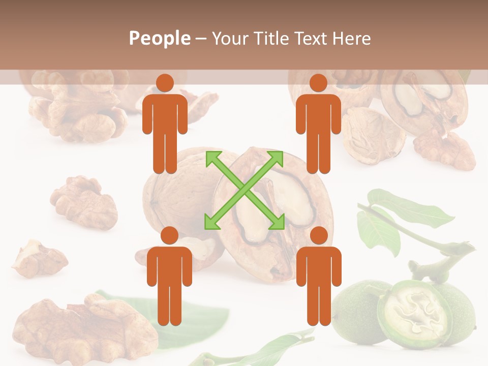 Nutty Healthy Leaf PowerPoint Template