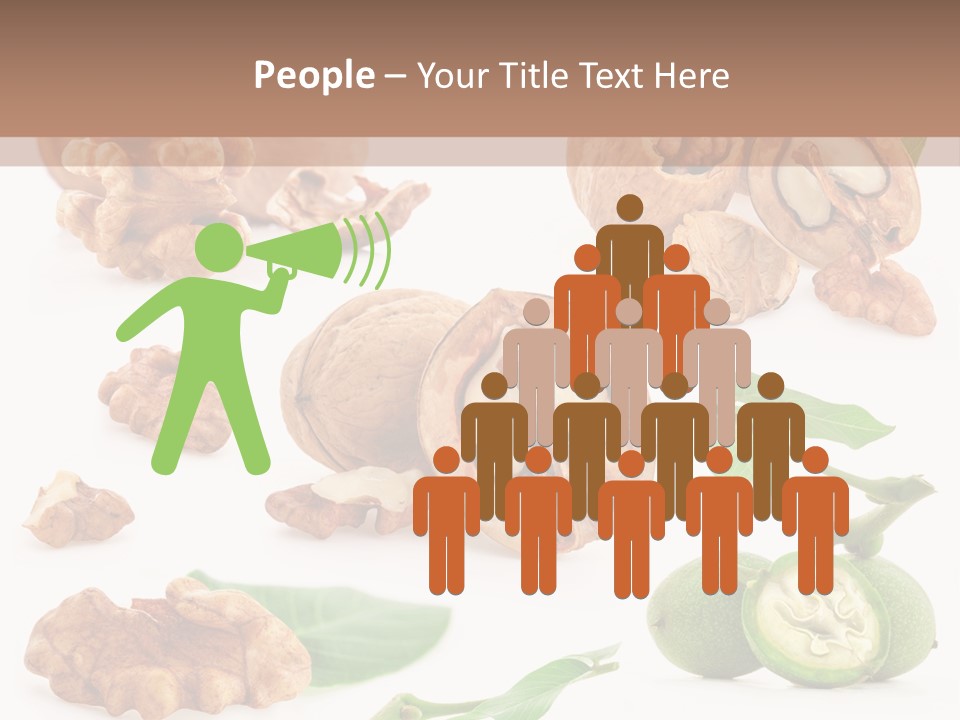 Nutty Healthy Leaf PowerPoint Template