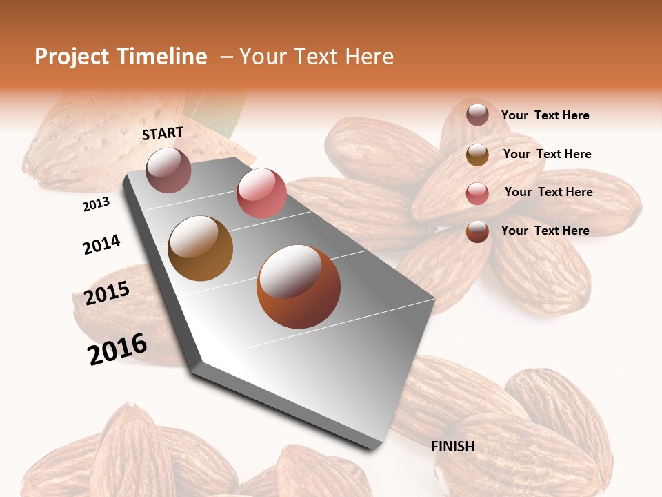 Hard Drupe Fruit PowerPoint Template