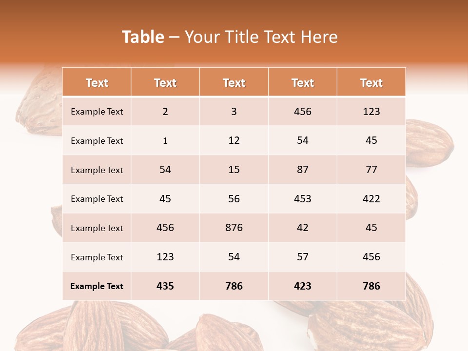 Hard Drupe Fruit PowerPoint Template