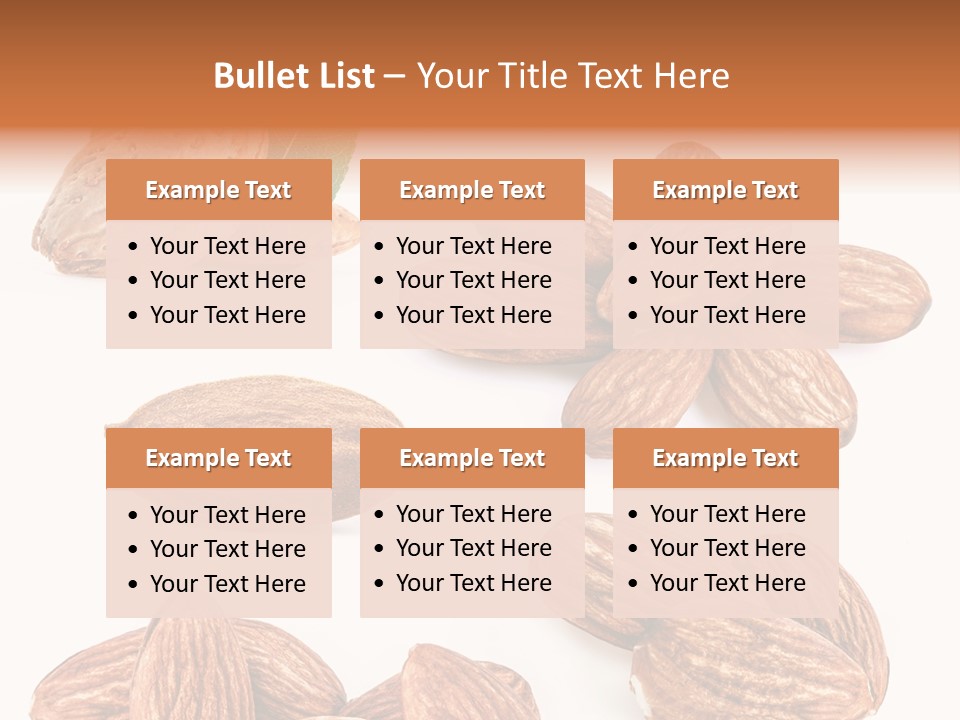 Hard Drupe Fruit PowerPoint Template