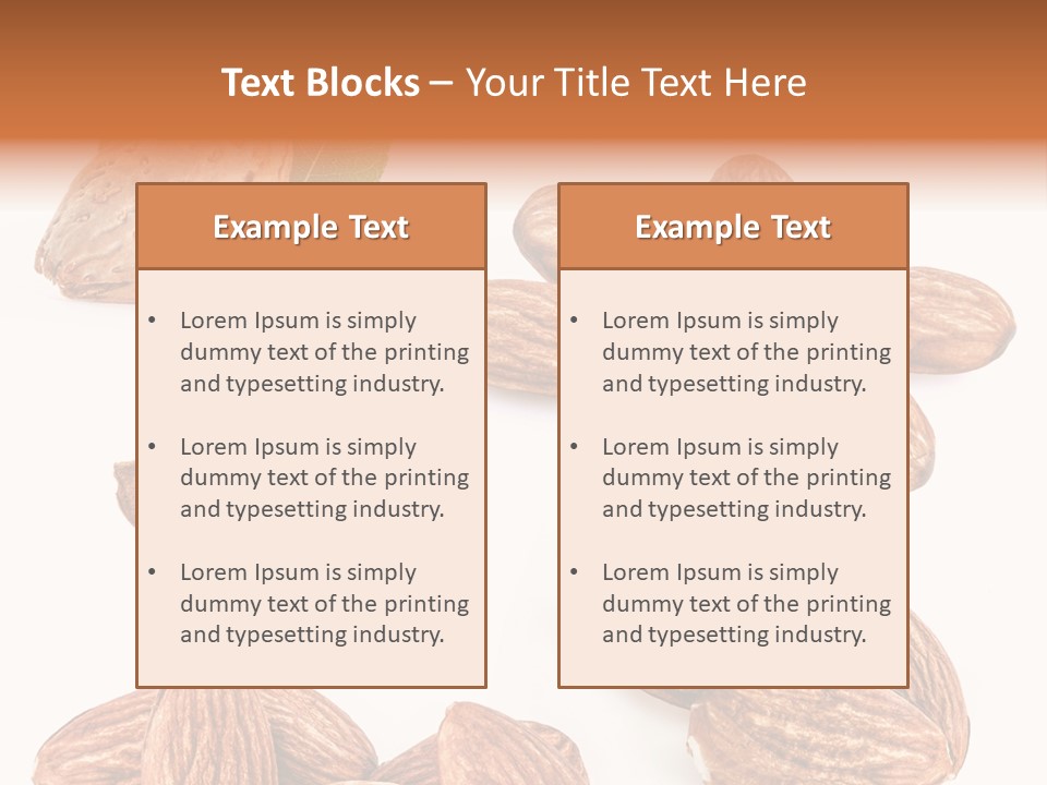 Hard Drupe Fruit PowerPoint Template