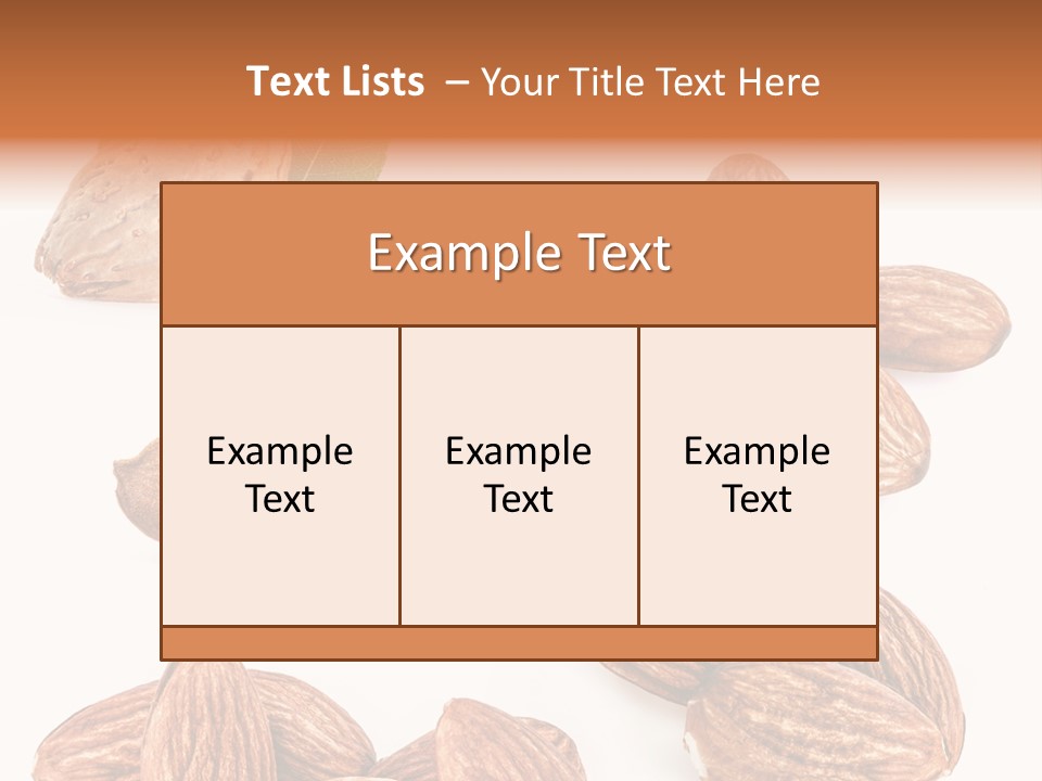 Hard Drupe Fruit PowerPoint Template