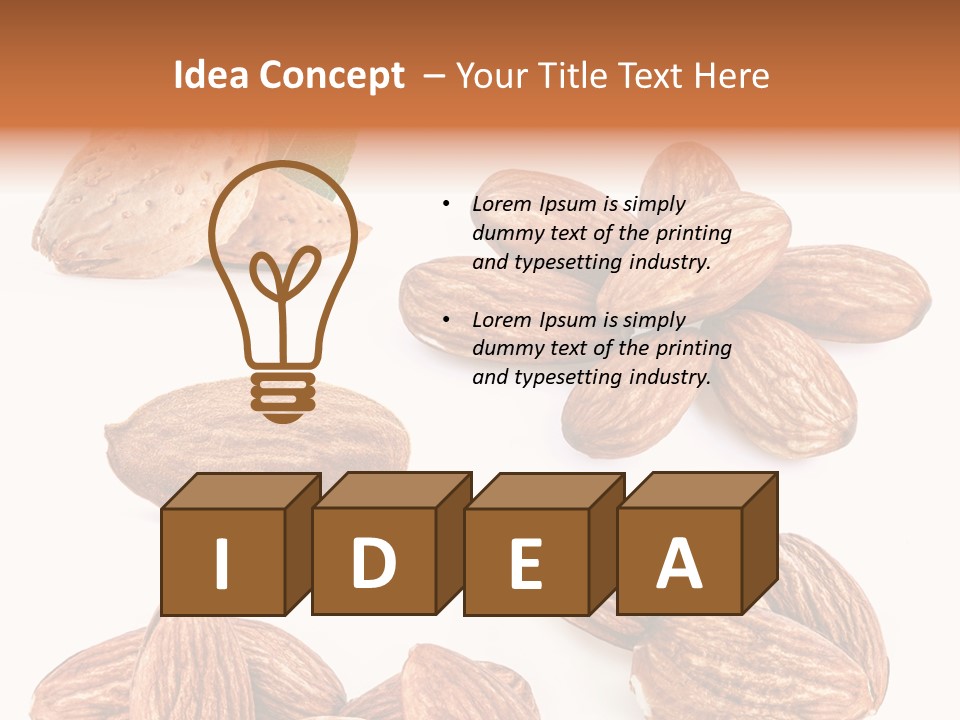 Hard Drupe Fruit PowerPoint Template