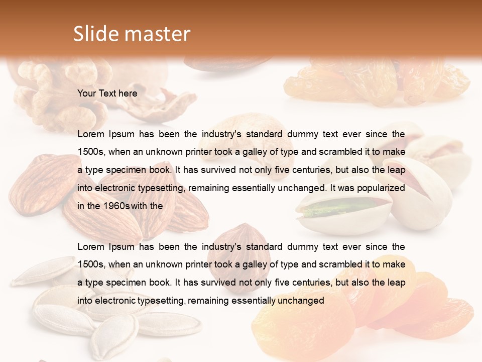 Healthy Background Raw PowerPoint Template