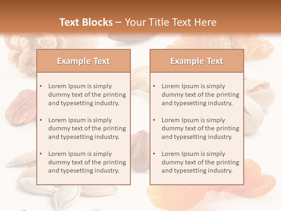 Healthy Background Raw PowerPoint Template