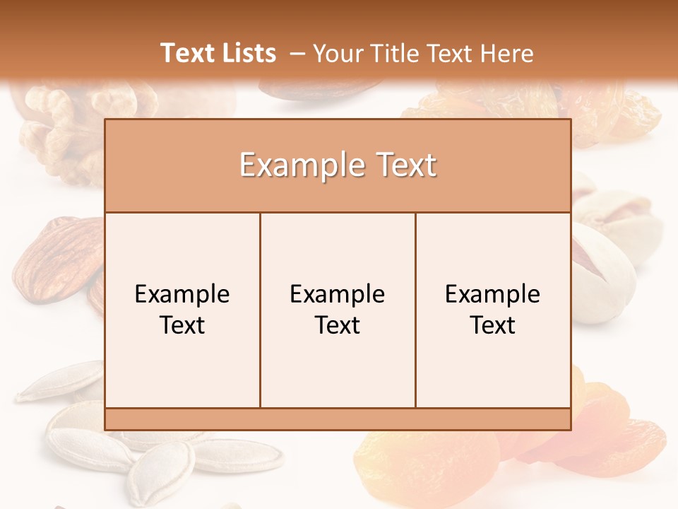 Healthy Background Raw PowerPoint Template