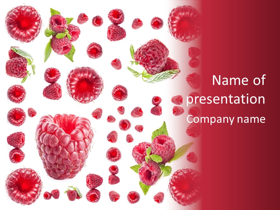 Fruity Repetitive Texture PowerPoint Template