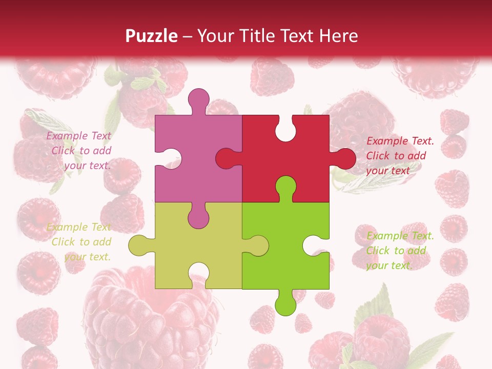 Fruity Repetitive Texture PowerPoint Template