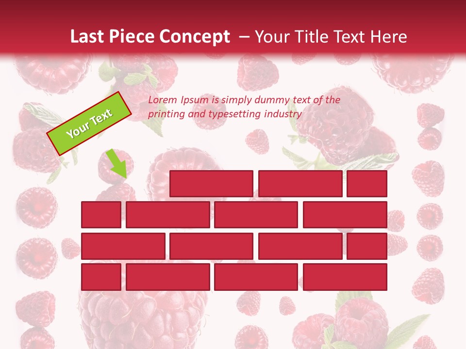 Fruity Repetitive Texture PowerPoint Template