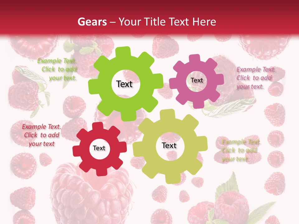 Fruity Repetitive Texture PowerPoint Template