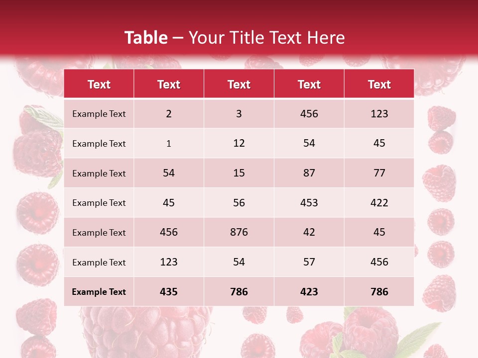 Fruity Repetitive Texture PowerPoint Template