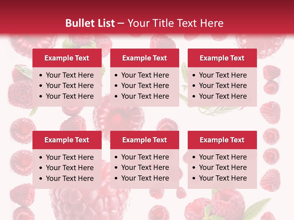 Fruity Repetitive Texture PowerPoint Template