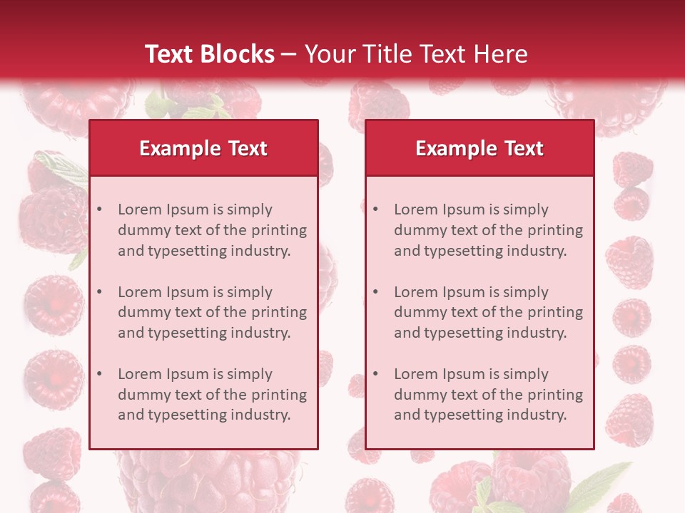 Fruity Repetitive Texture PowerPoint Template