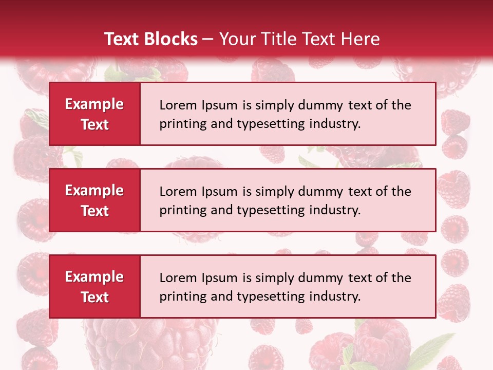 Fruity Repetitive Texture PowerPoint Template