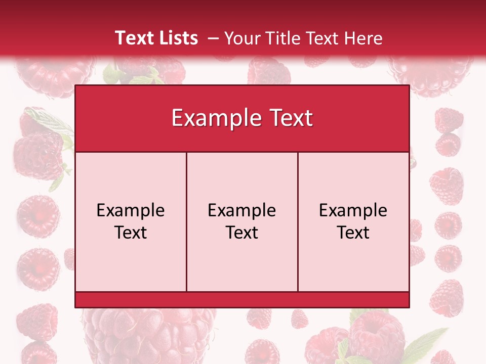 Fruity Repetitive Texture PowerPoint Template