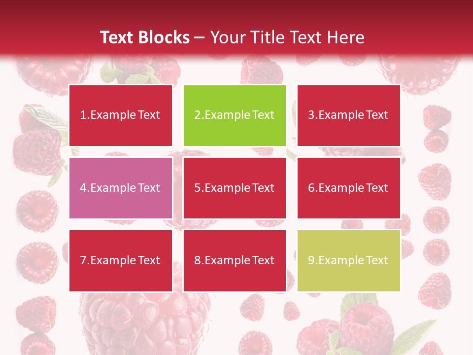 Fruity Repetitive Texture PowerPoint Template