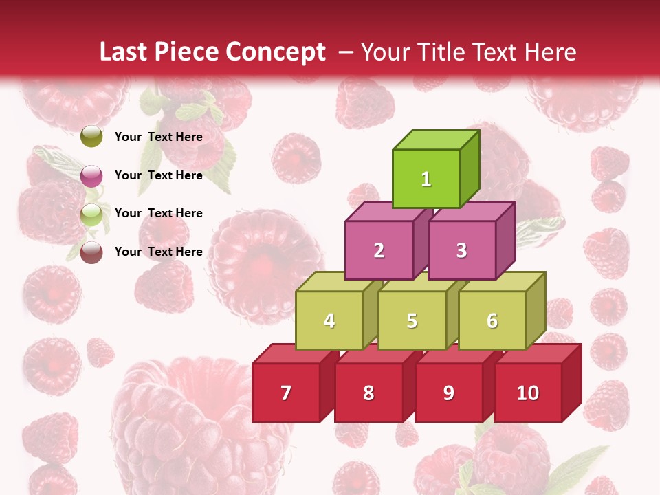 Fruity Repetitive Texture PowerPoint Template
