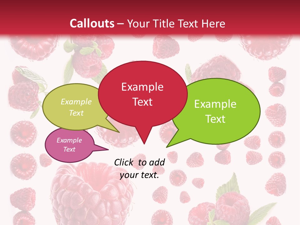 Fruity Repetitive Texture PowerPoint Template