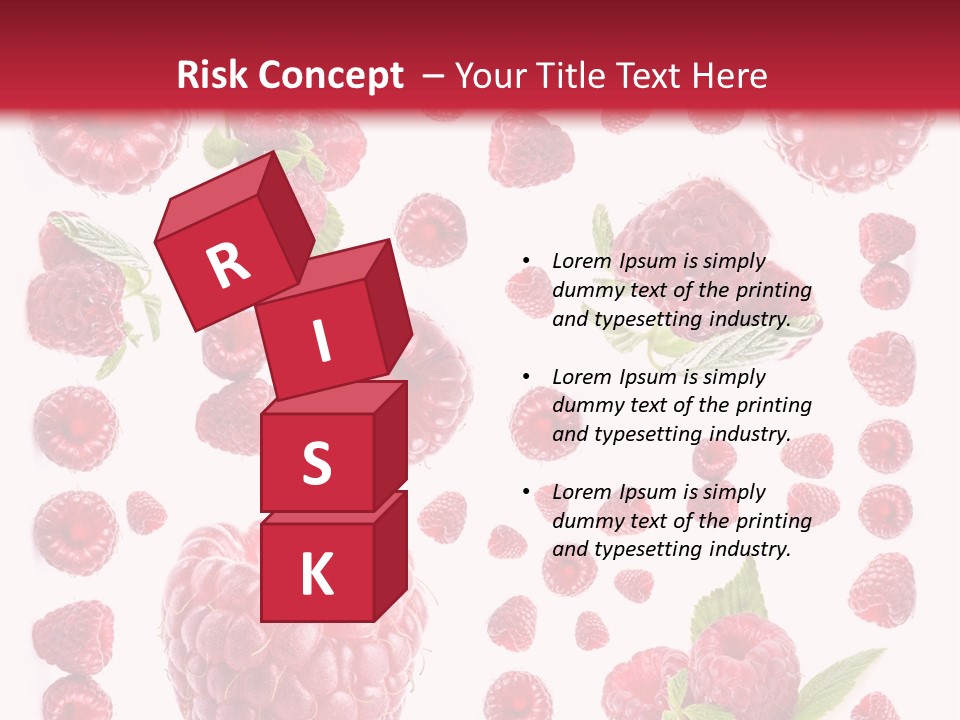 Fruity Repetitive Texture PowerPoint Template