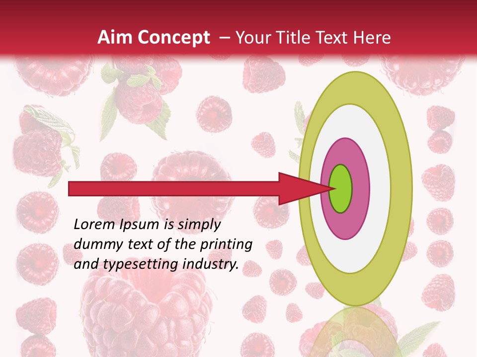Fruity Repetitive Texture PowerPoint Template