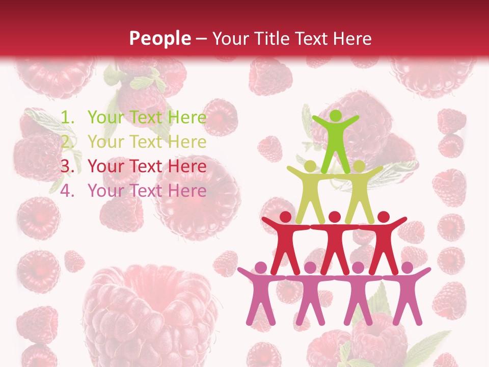 Fruity Repetitive Texture PowerPoint Template