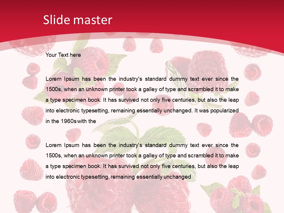 Copy Frame Ornament PowerPoint Template