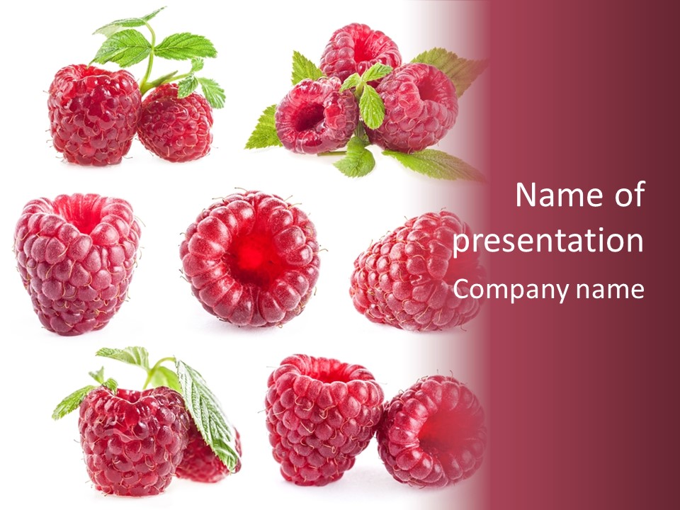 Health Fruity Juice PowerPoint Template