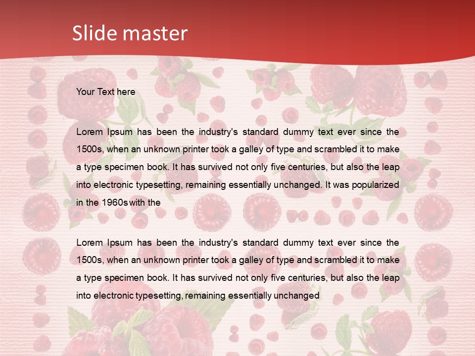 Meals Vitamin Healthy PowerPoint Template