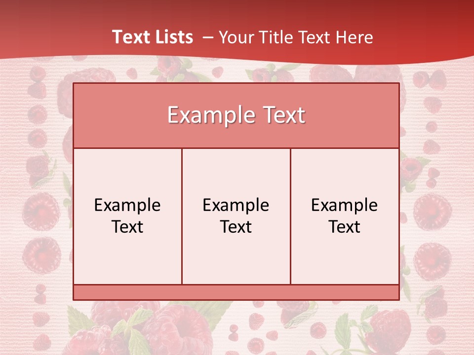 Meals Vitamin Healthy PowerPoint Template
