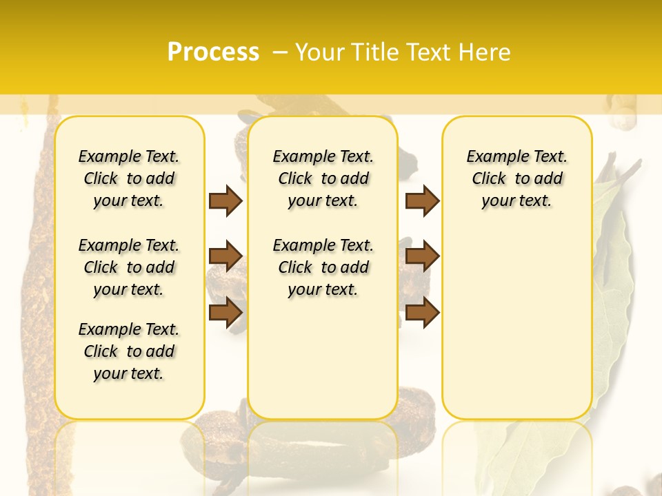Crushed Cilantro Herb PowerPoint Template