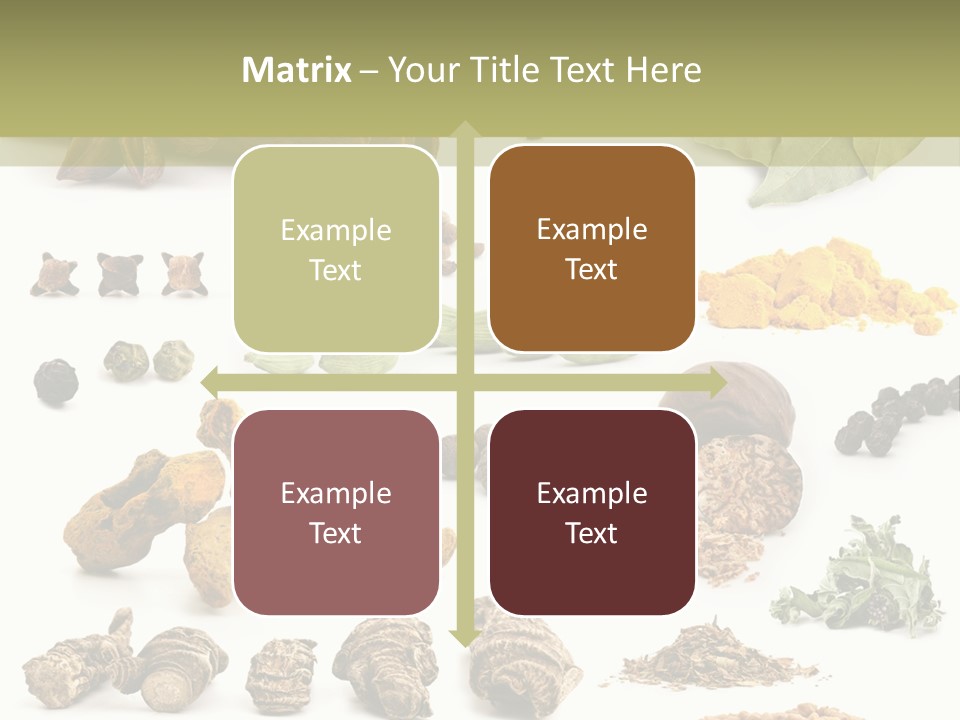 Fry Herb Parsley PowerPoint Template