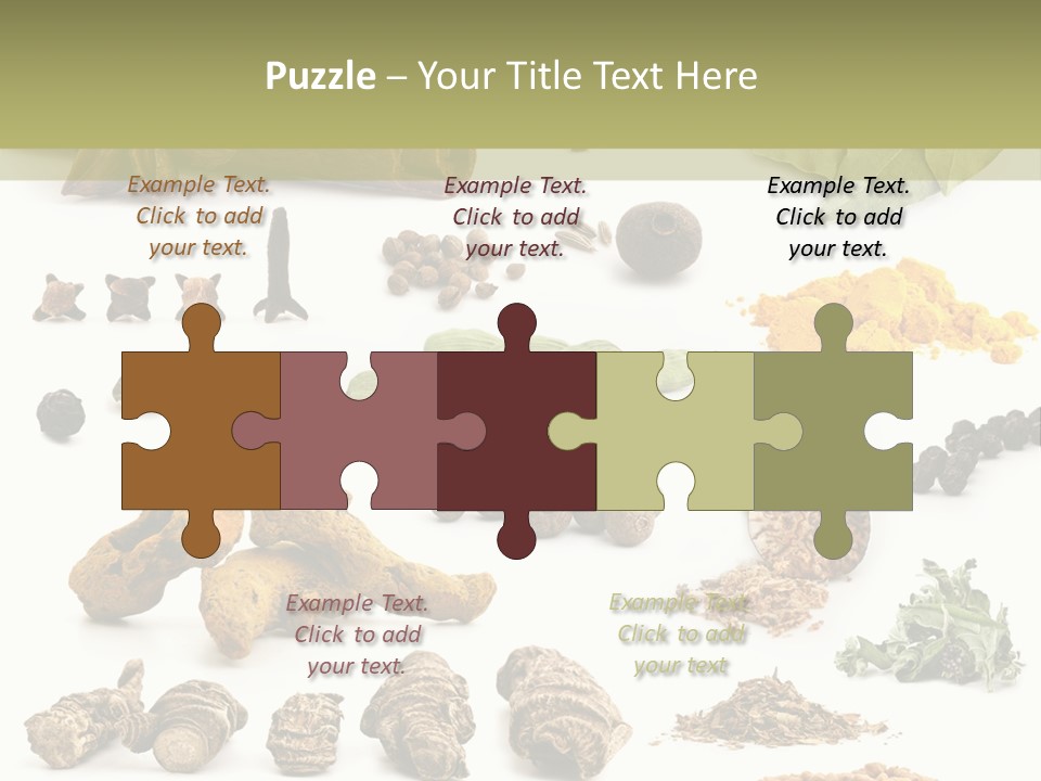 Fry Herb Parsley PowerPoint Template