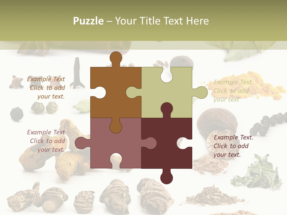 Fry Herb Parsley PowerPoint Template