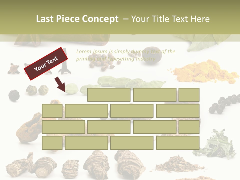 Fry Herb Parsley PowerPoint Template