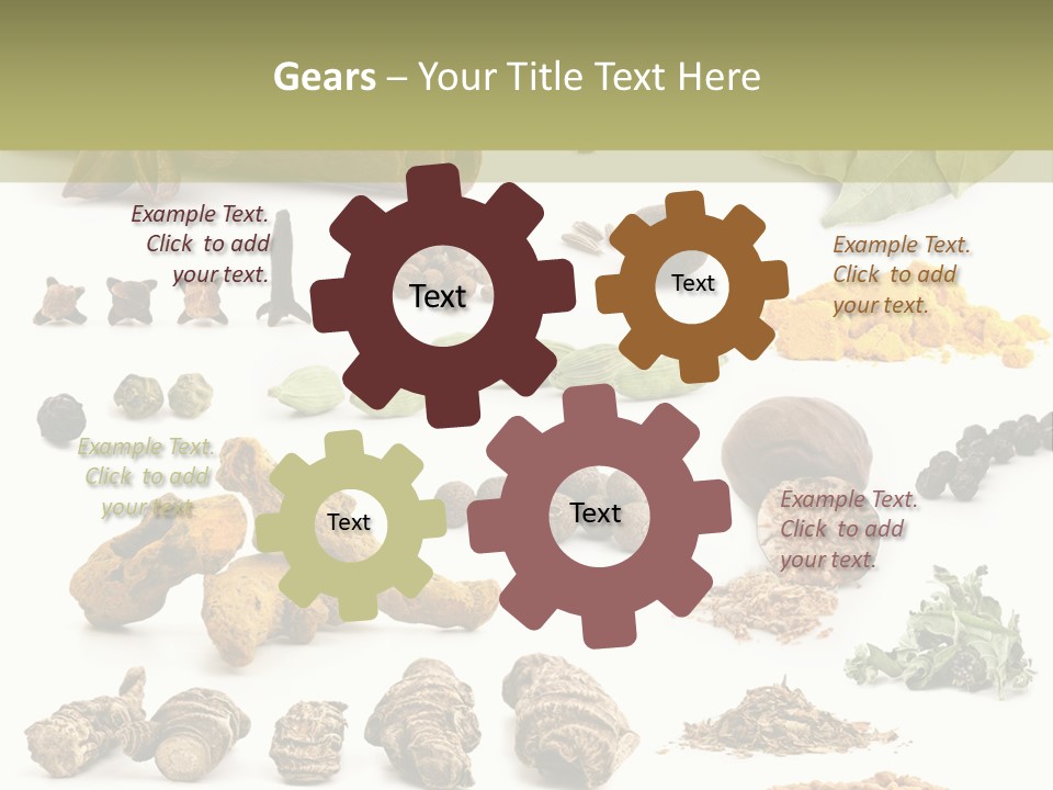 Fry Herb Parsley PowerPoint Template