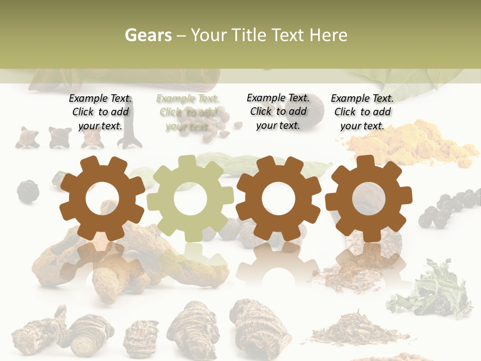 Fry Herb Parsley PowerPoint Template