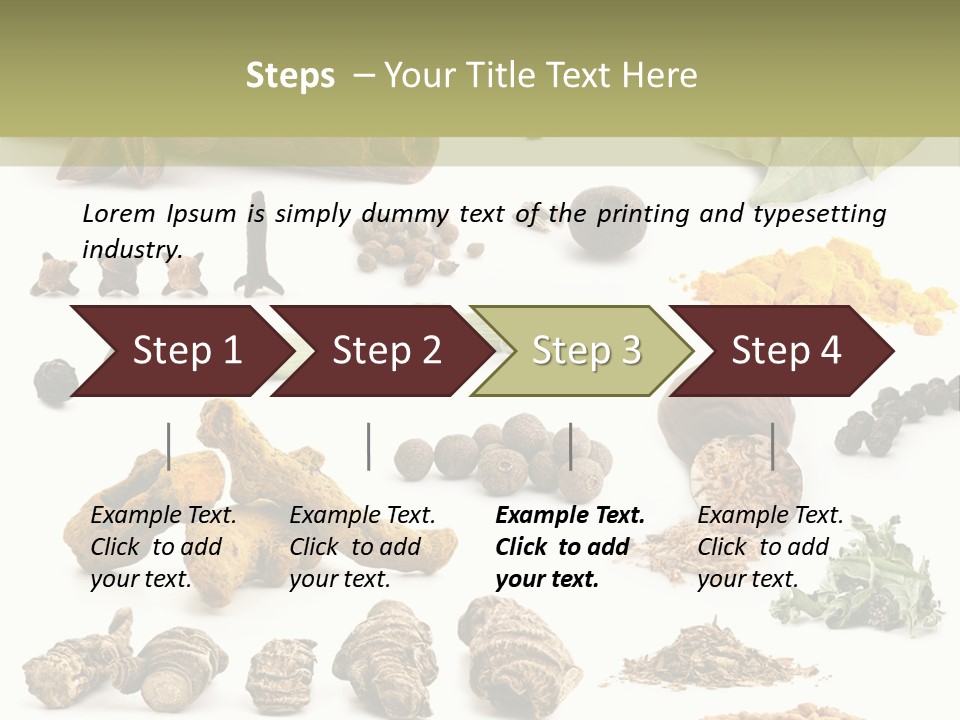 Fry Herb Parsley PowerPoint Template