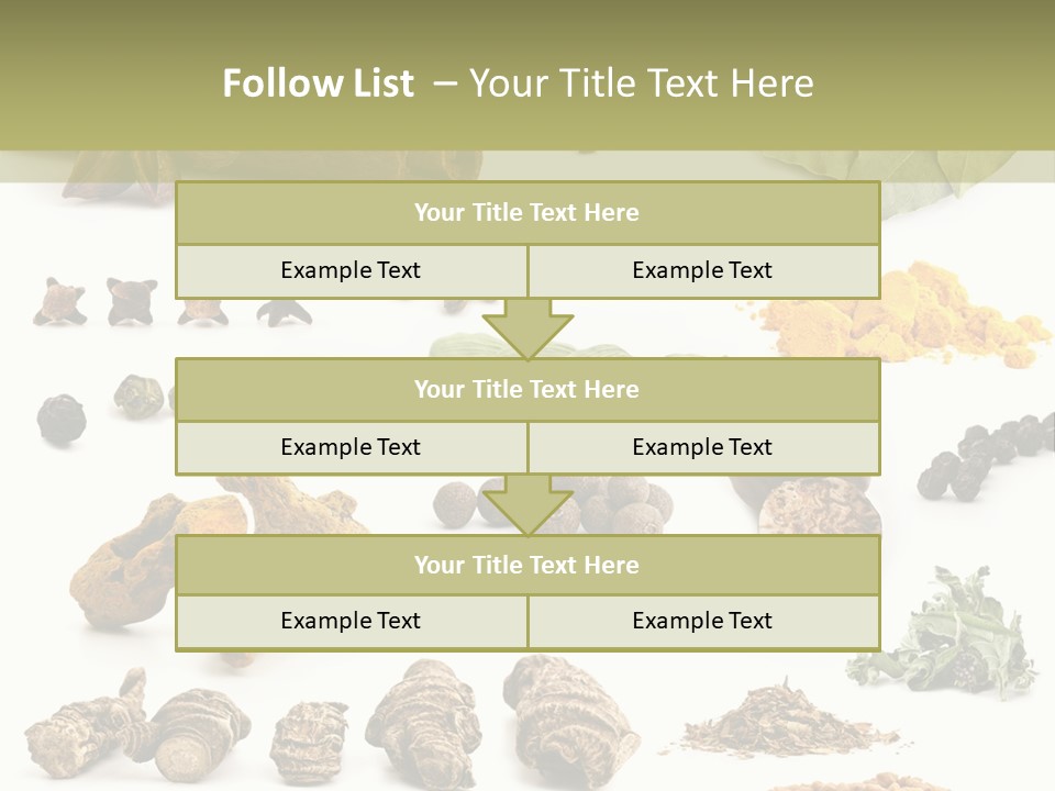 Fry Herb Parsley PowerPoint Template