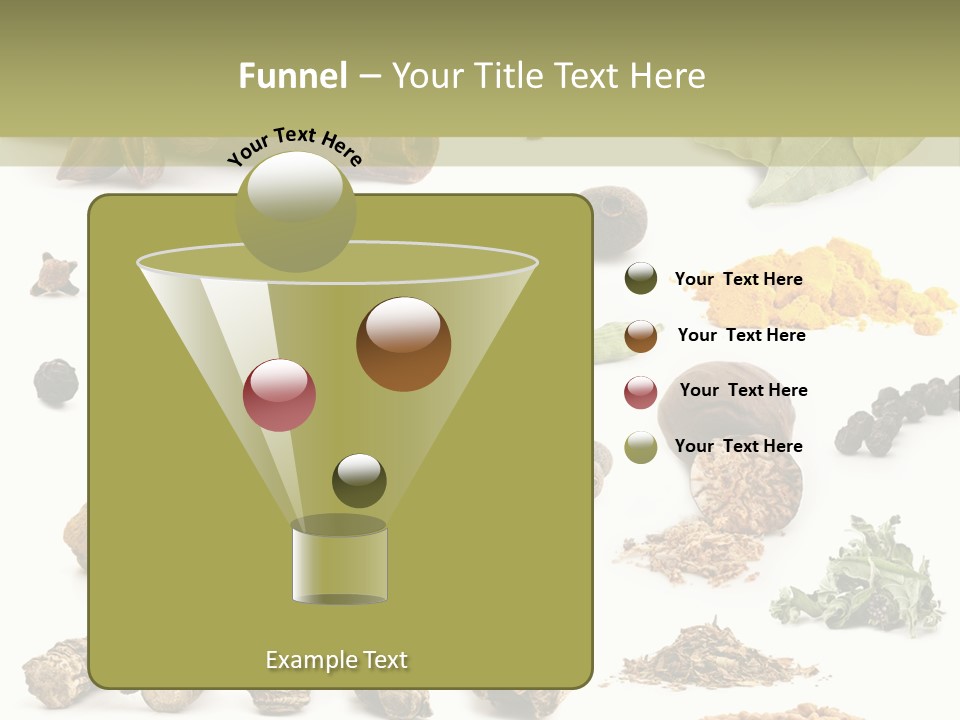 Fry Herb Parsley PowerPoint Template