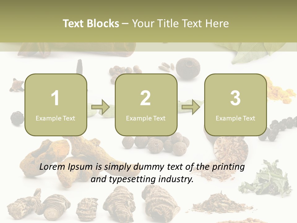Fry Herb Parsley PowerPoint Template