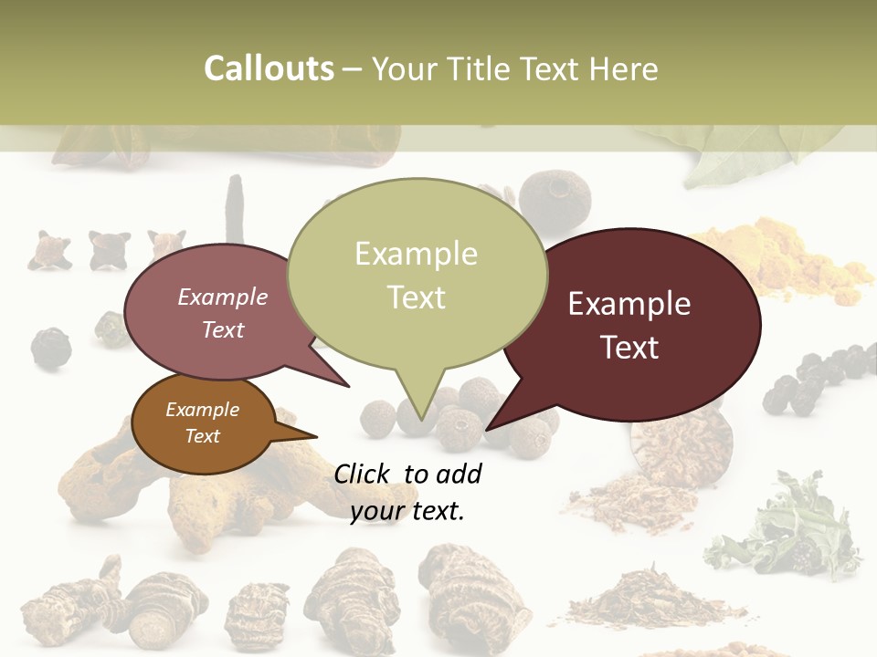 Fry Herb Parsley PowerPoint Template