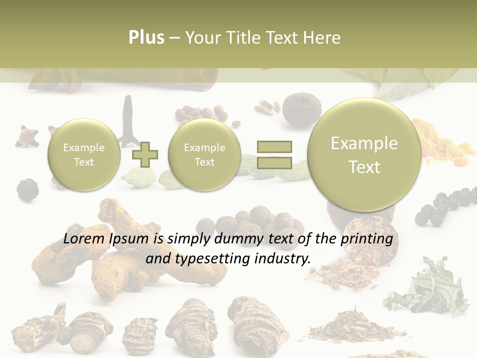 Fry Herb Parsley PowerPoint Template