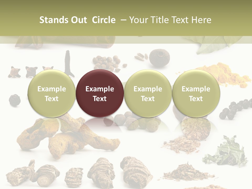 Fry Herb Parsley PowerPoint Template