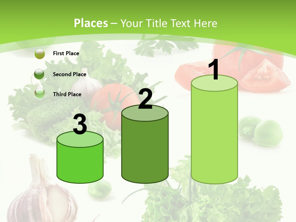 Cucumber Fresh Fruit PowerPoint Template