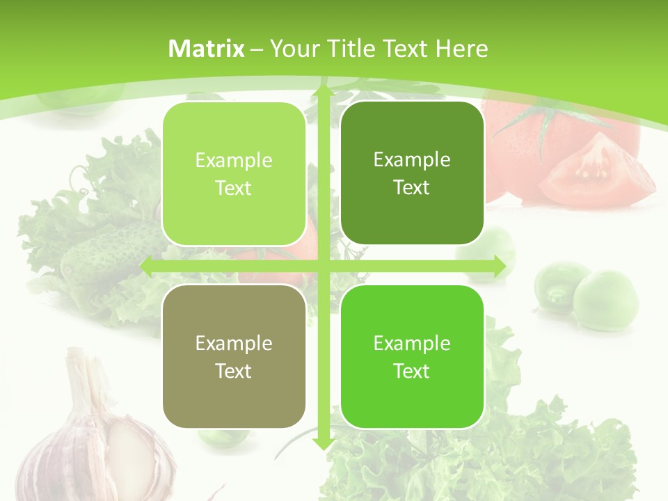 Cucumber Fresh Fruit PowerPoint Template