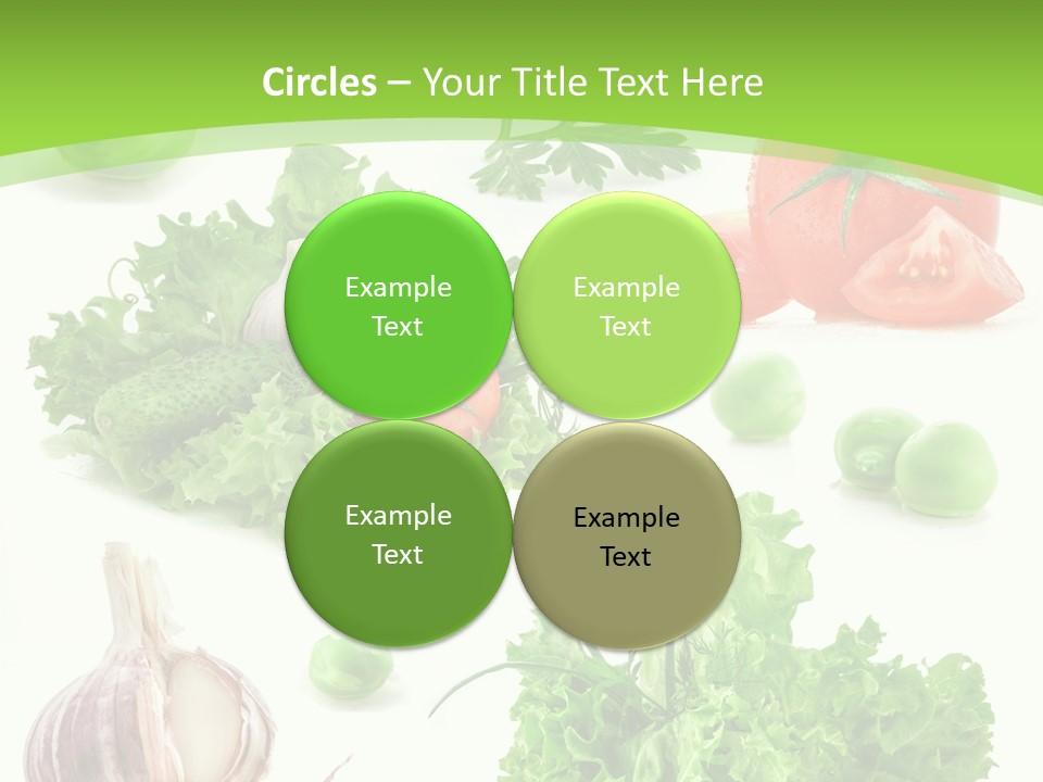 Cucumber Fresh Fruit PowerPoint Template